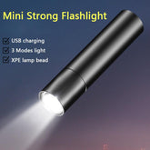 Mini LED Torch Strong Light Flashlight Multi-Purpose Portable Self Defense-TI00796-Veeddydropshipping